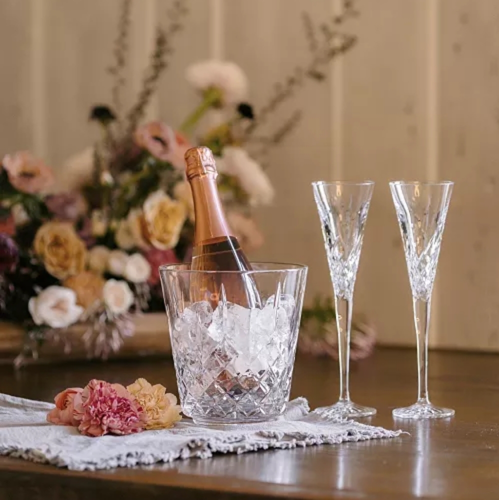 Waterford Crystal "Happy Celebrations" Champagne Flute
